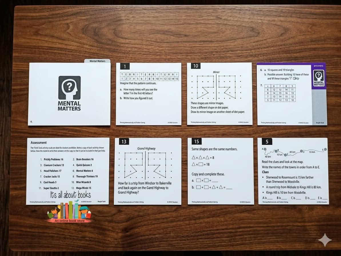 🧠💜 The Think Tank – Thinking Mathematically &amp; Problem Solving 💜🧠