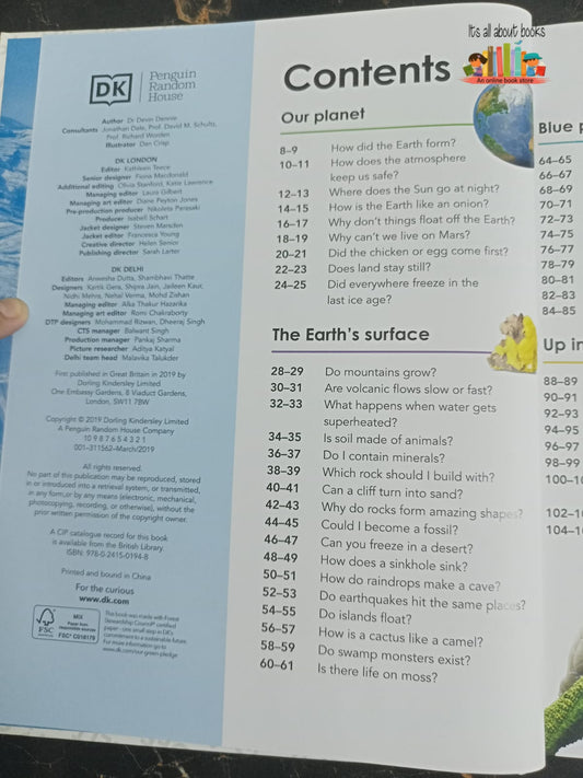 WHY?EARTH BRILLIANT ANSWERS TO BAFFLING QUESTIONS