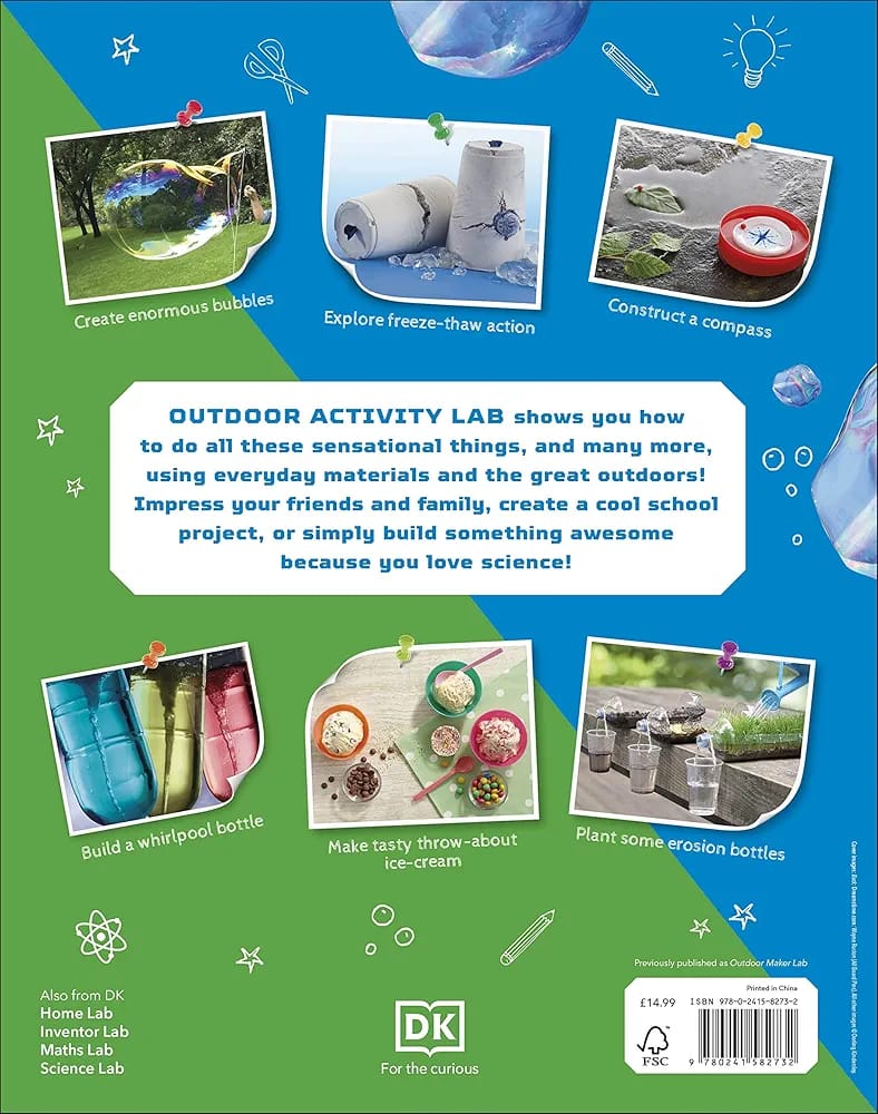 DK OUTDOOR ACTIVITY LAB EXCITING STEM PROJECTS FOR BUDDING SCIENTISTS