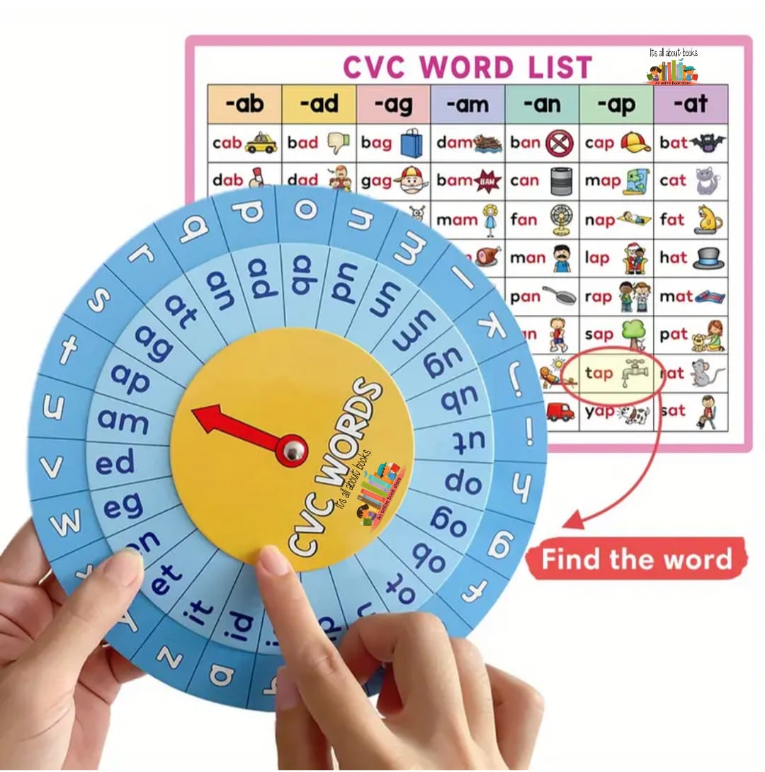 CVC Words Learning Kit (Fun and Interactive Word Builder)