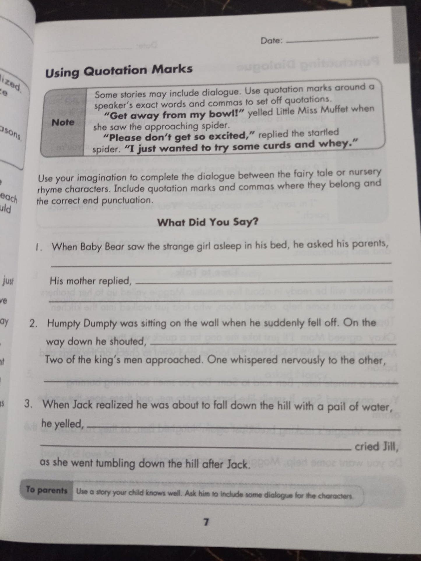 WRITING SKILL BUILDER LEVEL 5 (AGES 10-11)