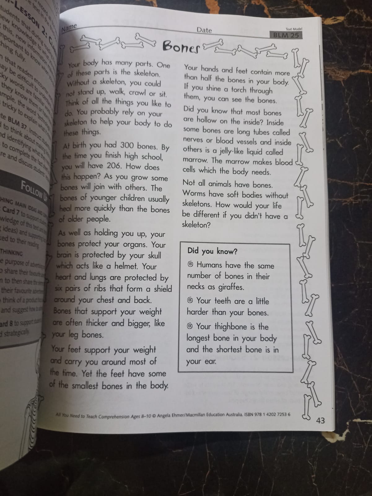 ALL YOU NEED TO TEACH COMPREHENSION