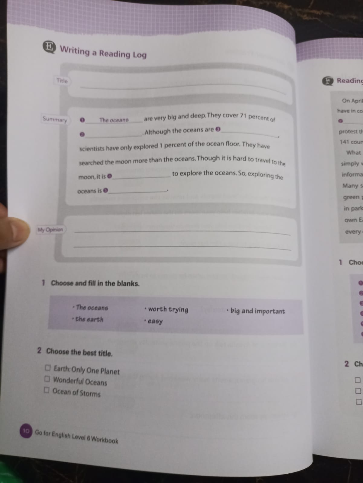 Go For English – Book 6 & Workbook 6