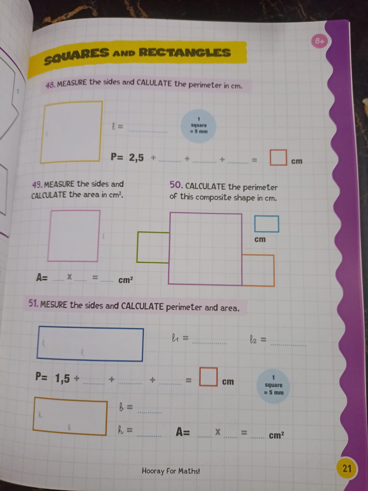 HOORAY FOR MATHS 8 YEARS
