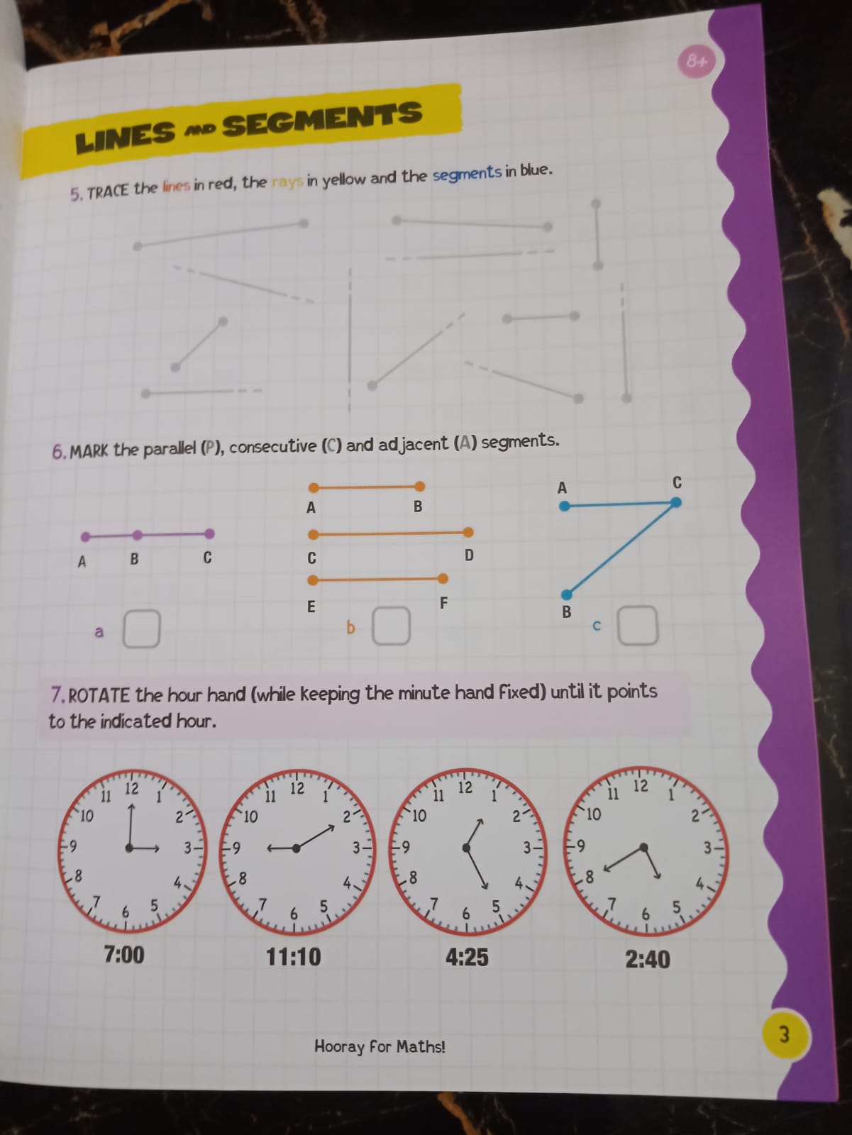 HOORAY FOR MATHS 8 YEARS