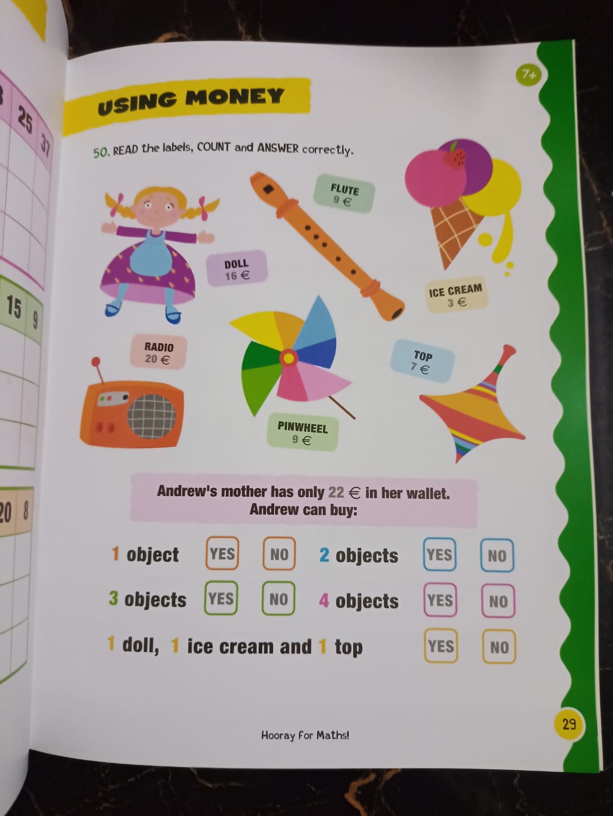 HOORAY FOR MATHS 7+YEARS