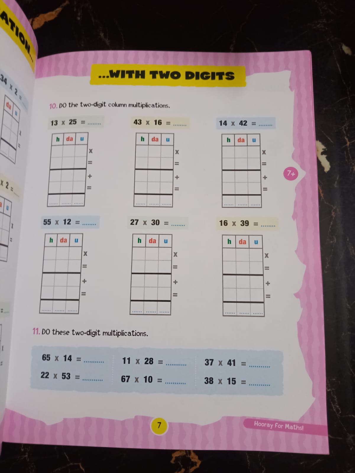 HOORAY FOR MATHS 7 YEARS