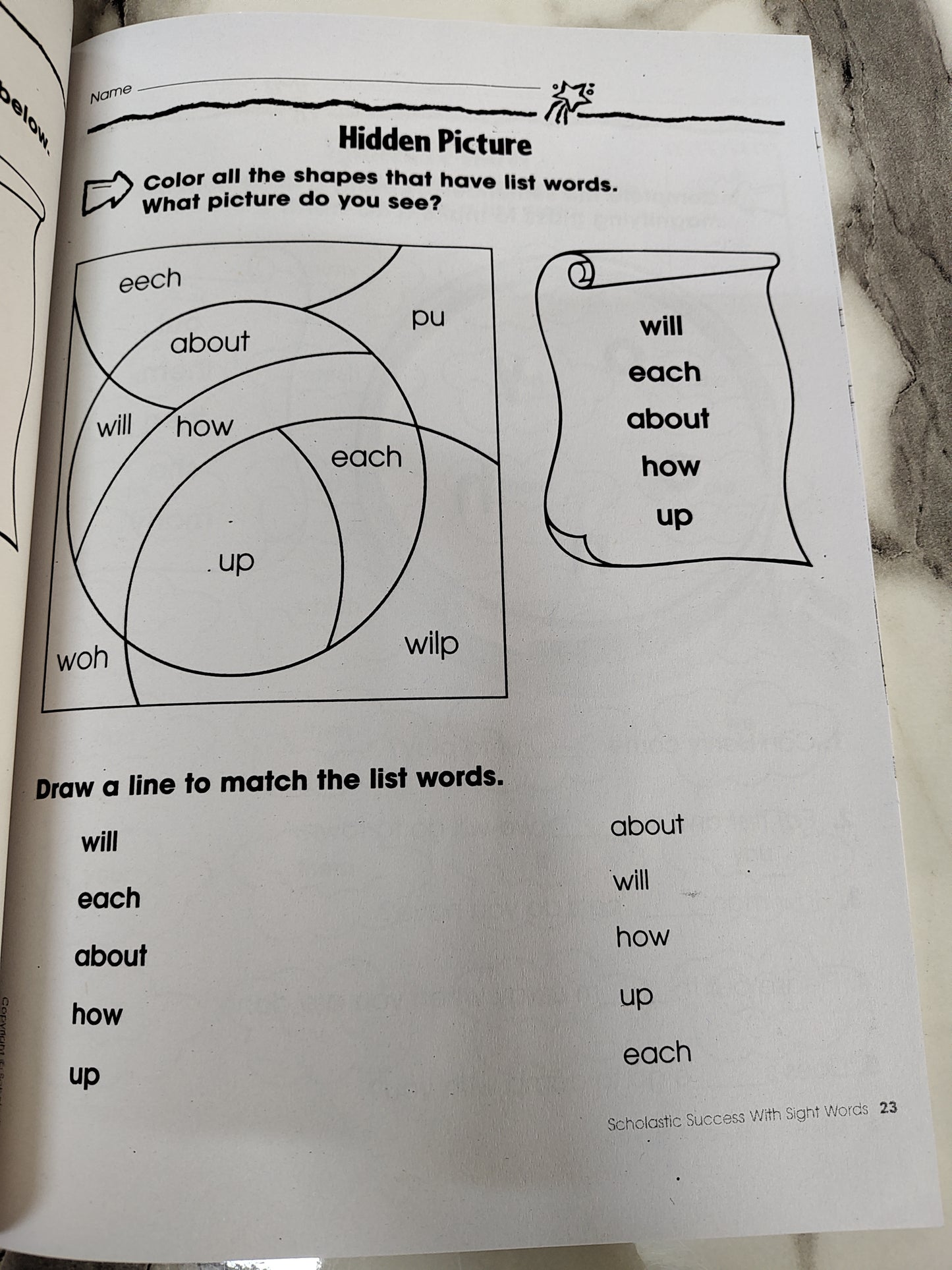 SUCCESS WITH SIGHT WORDS