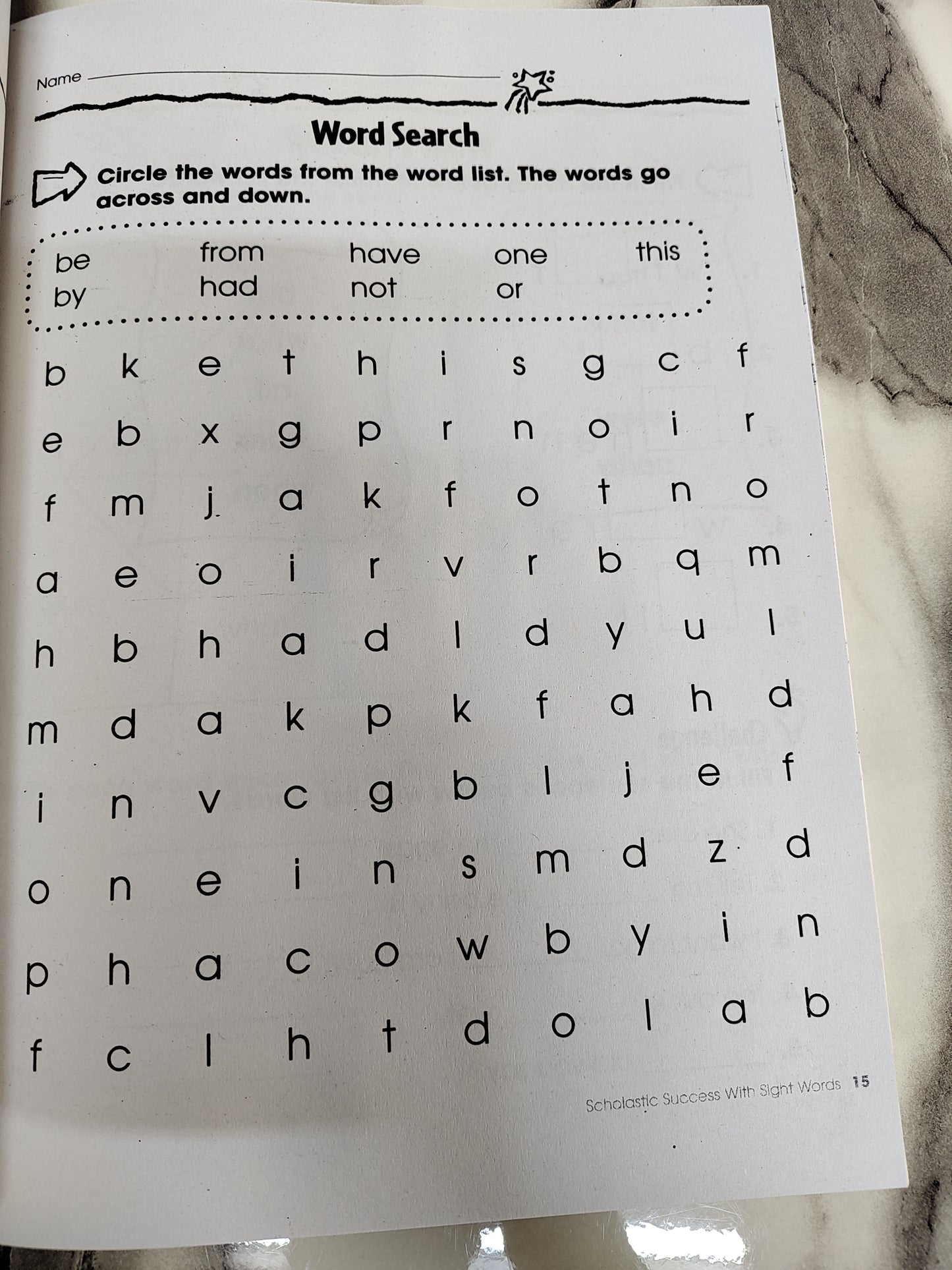 SUCCESS WITH SIGHT WORDS