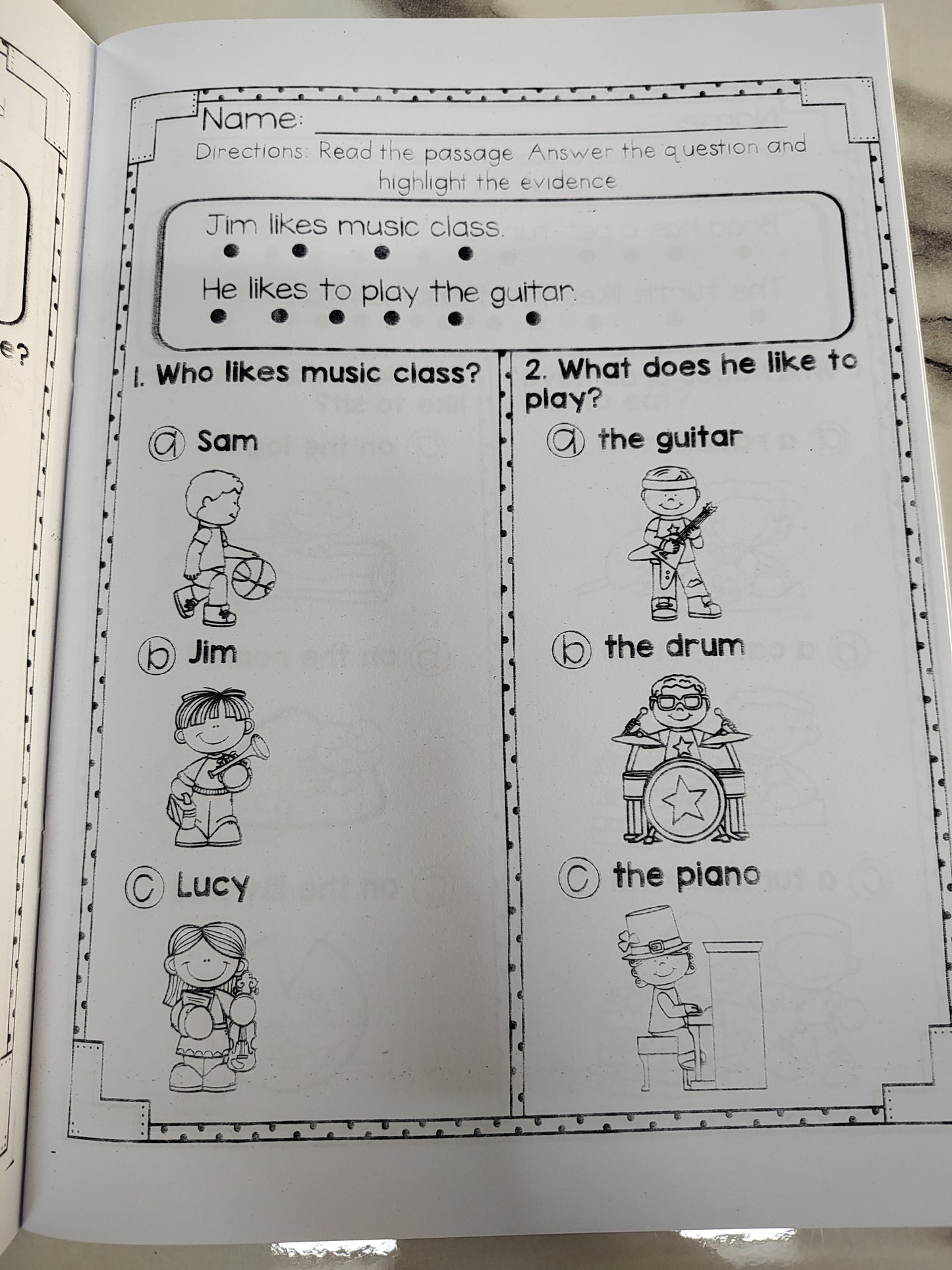 Reading Comprehension