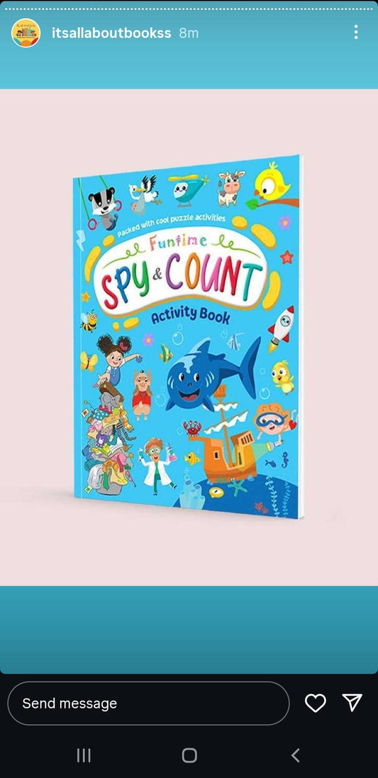 FUNTIME SPY AND COUNT ACTIVITY BOOK