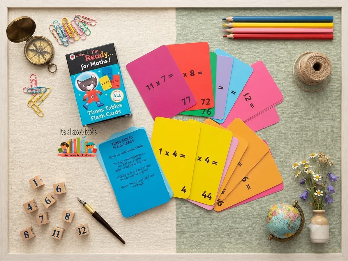 Ladybird I'm Ready for Maths Times Tables flashcards