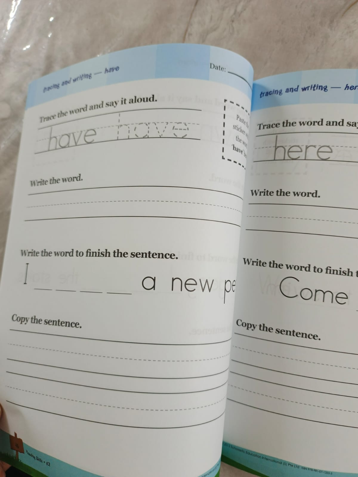 READING SKILLS K2