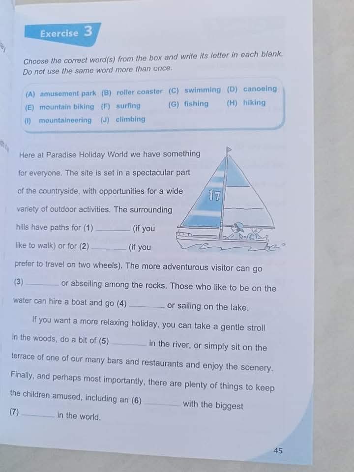 Thematic Vocabulary Practice 4