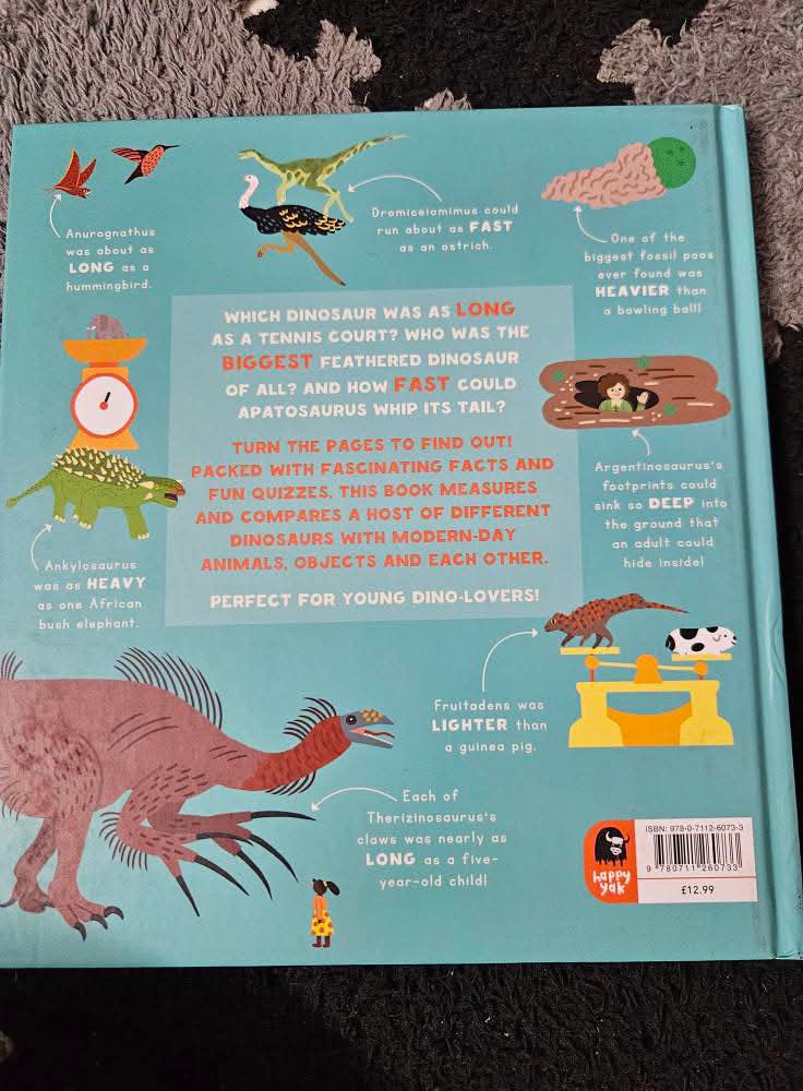 MY FIRST BOOK OF DINOSAUR COMPARISON
