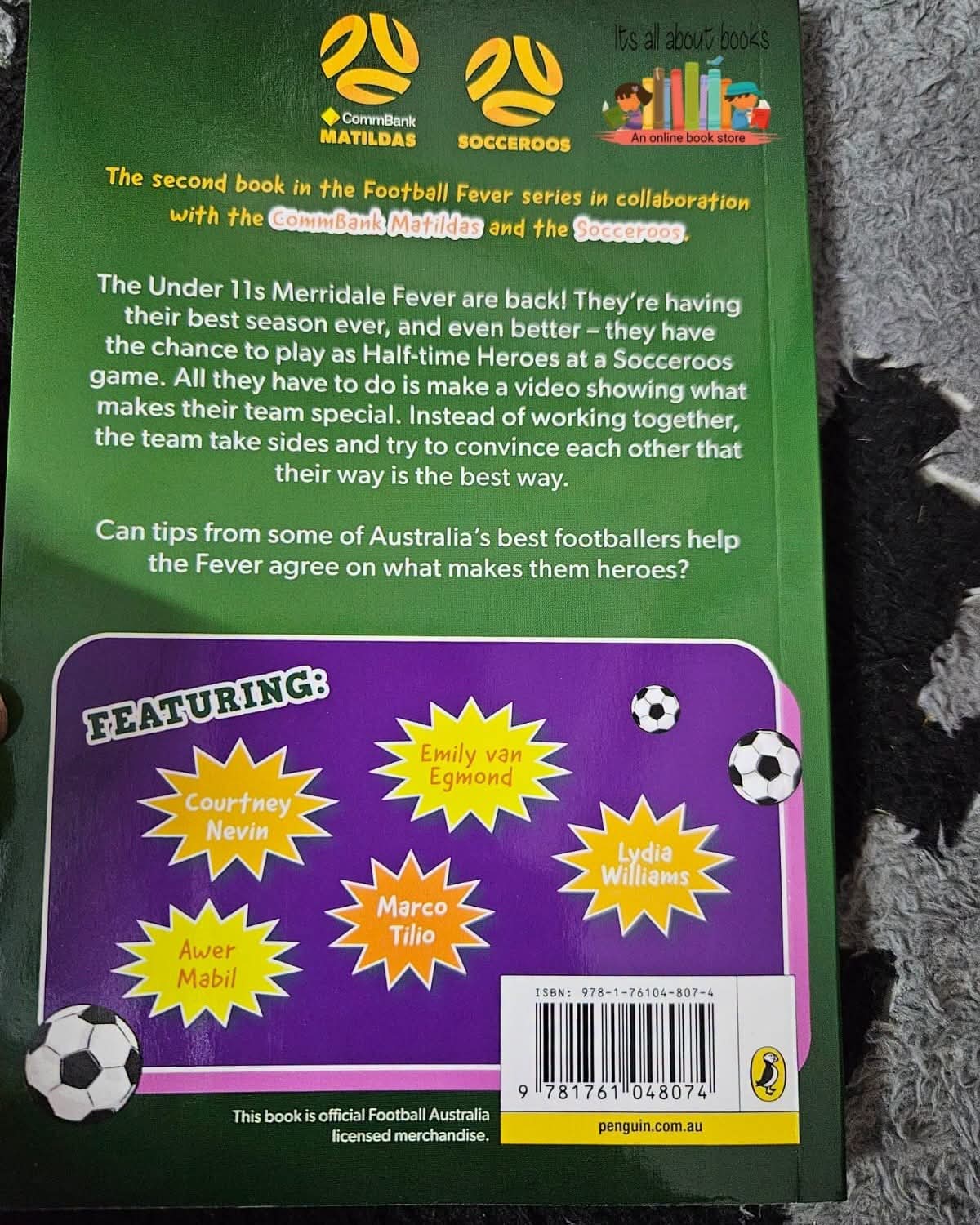 Football Fever Set of 4 books