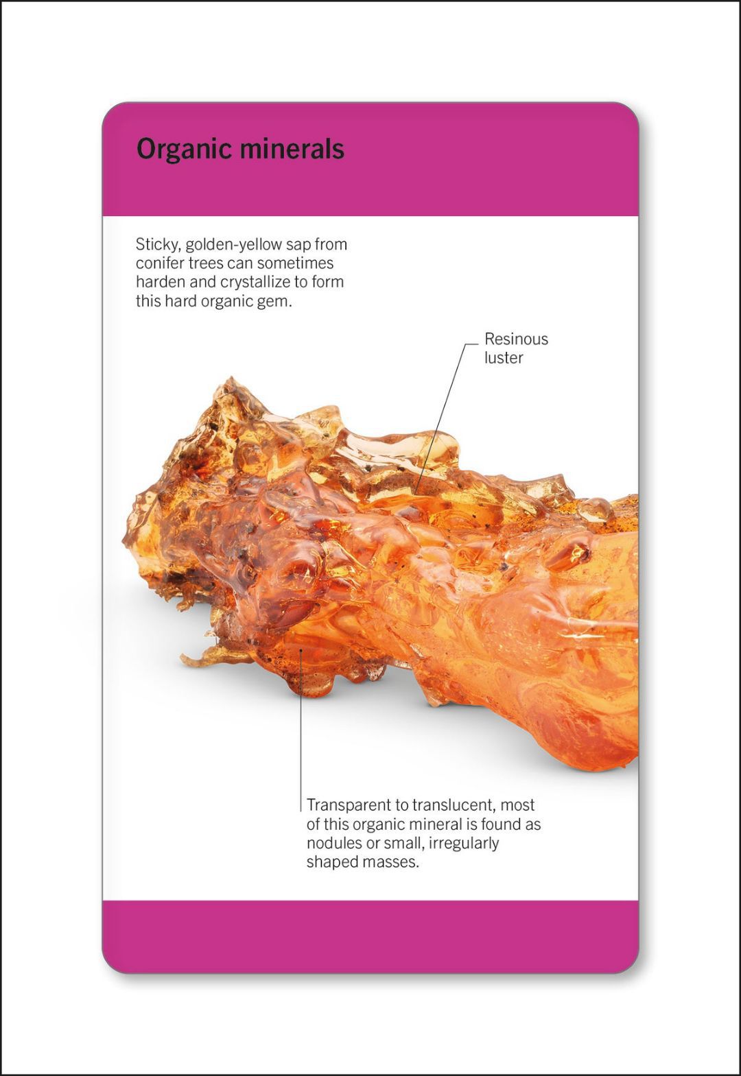 DK Rocks and Minerals flash cards