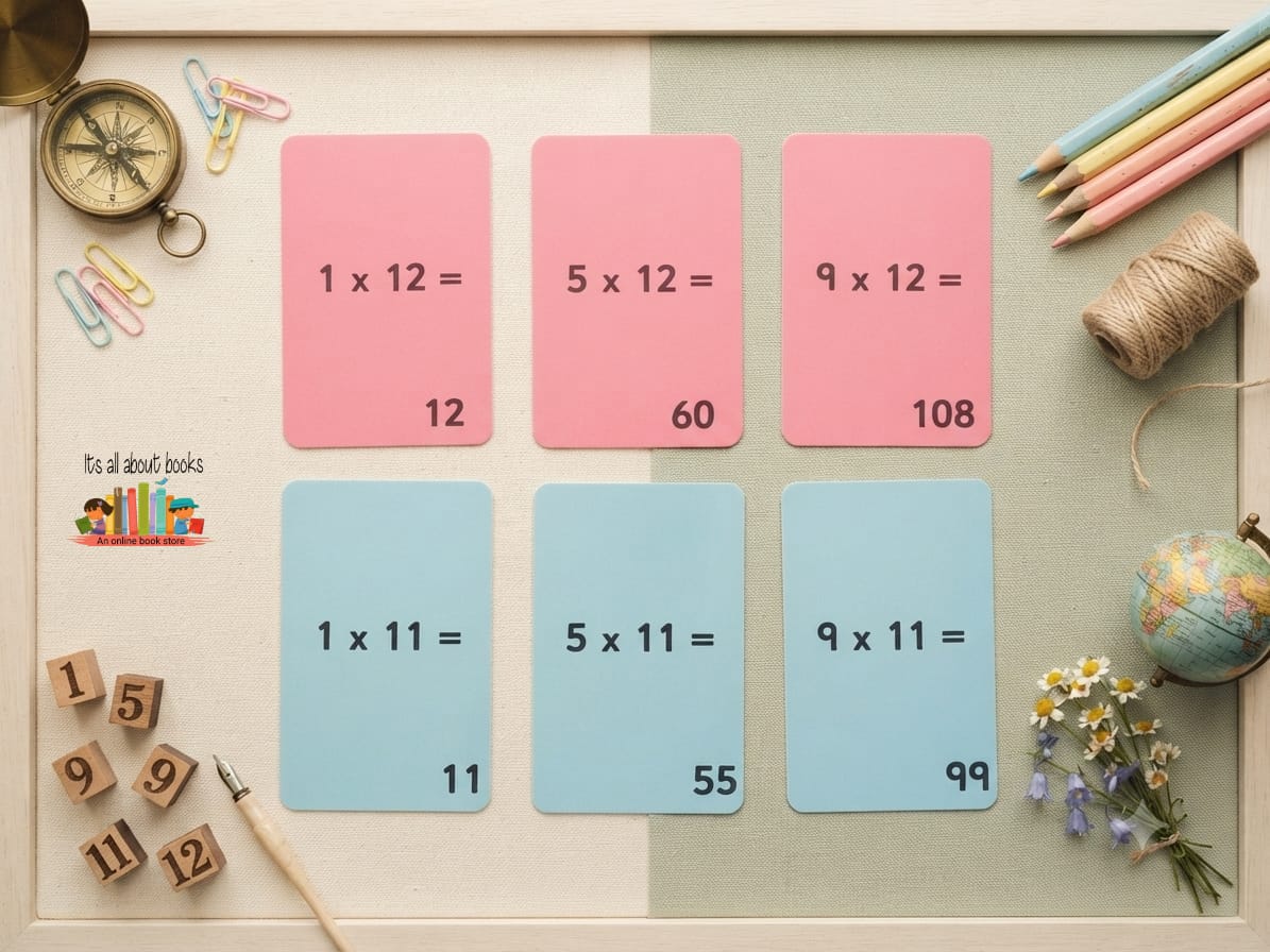 Ladybird I'm Ready for Maths Times Tables flashcards