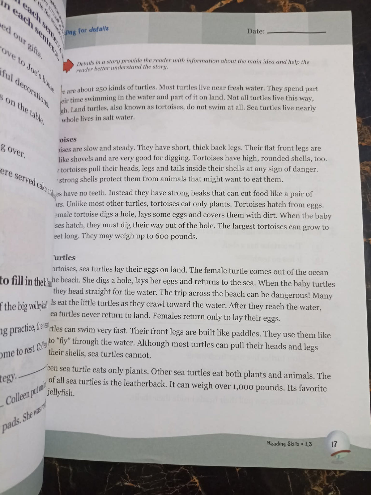 READING SKILLS L3