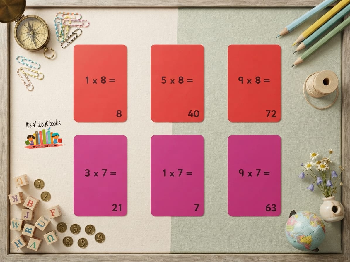 Ladybird I'm Ready for Maths Times Tables flashcards