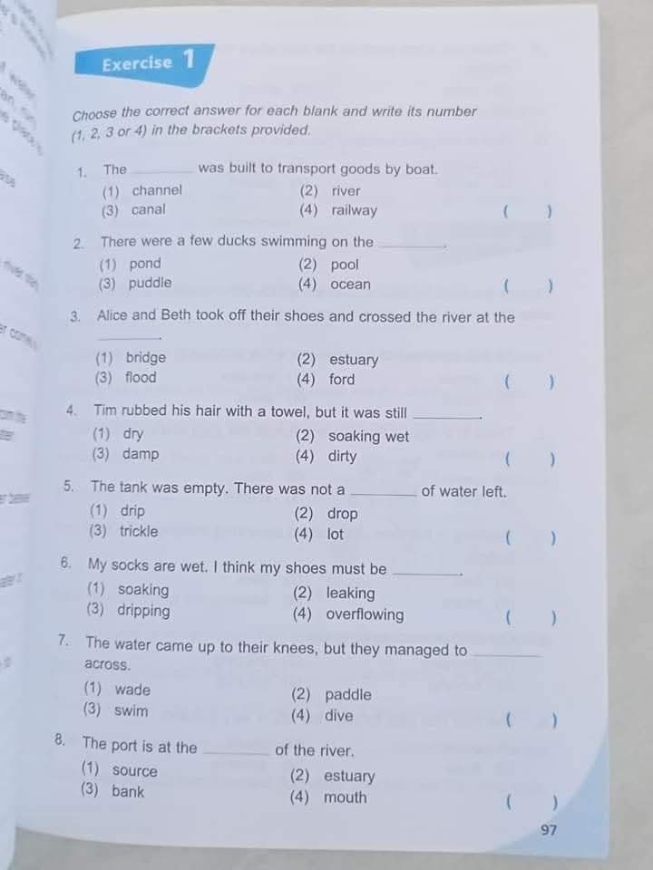 Thematic Vocabulary Practice 4