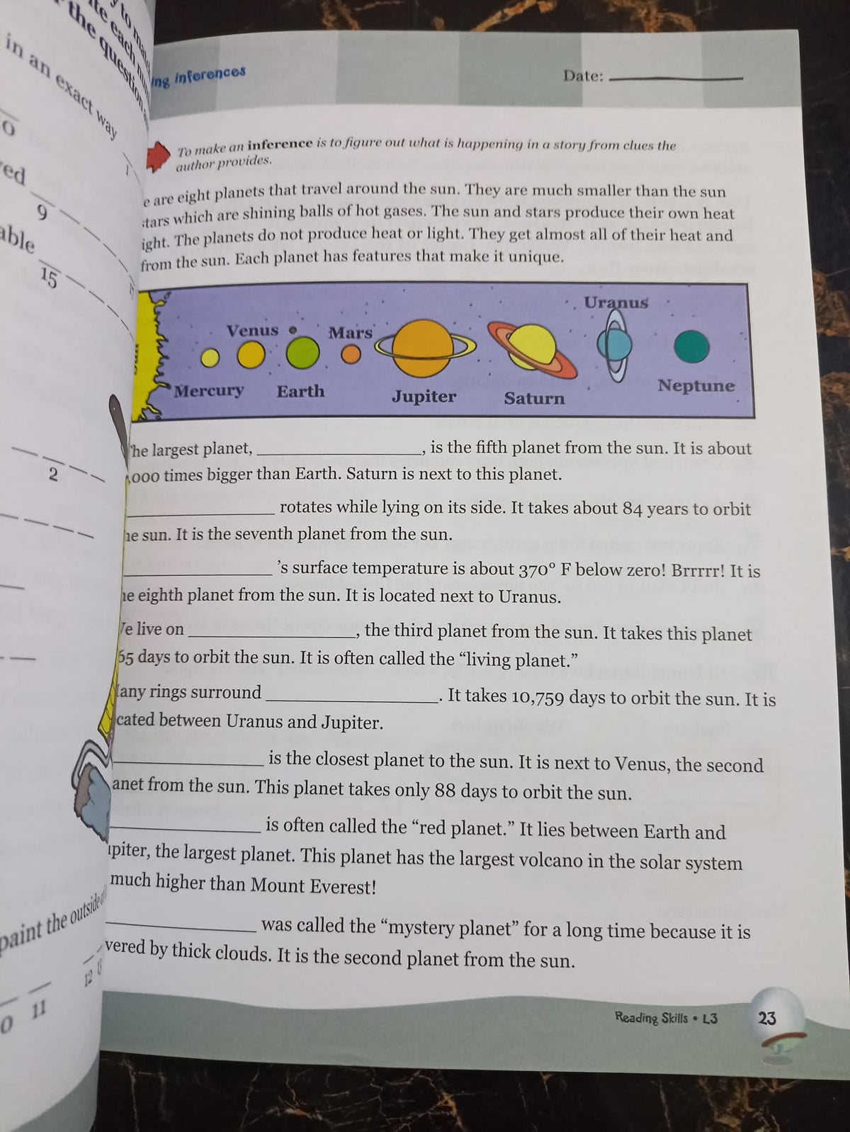 READING SKILLS L3