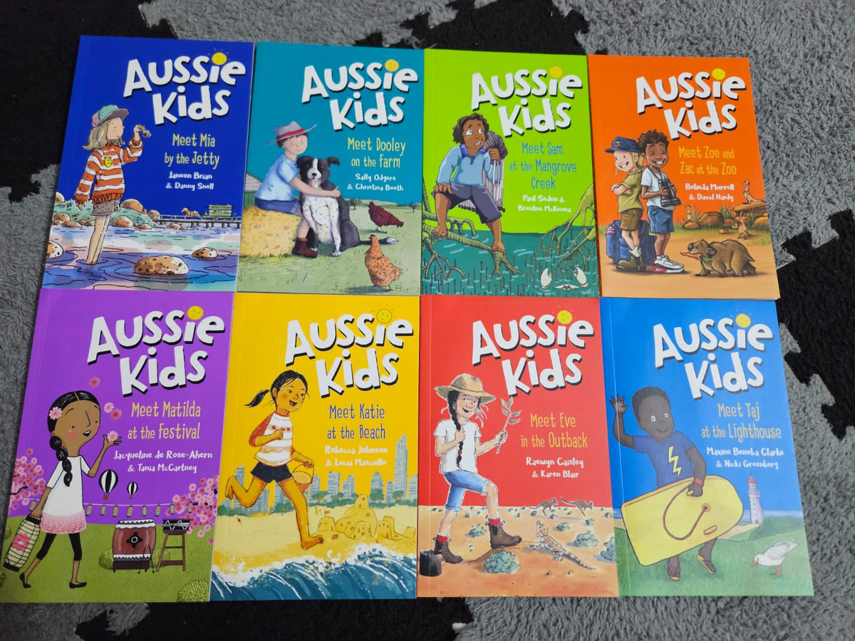 AUSSIE KIDS COLLECTION(set of 8 books)
