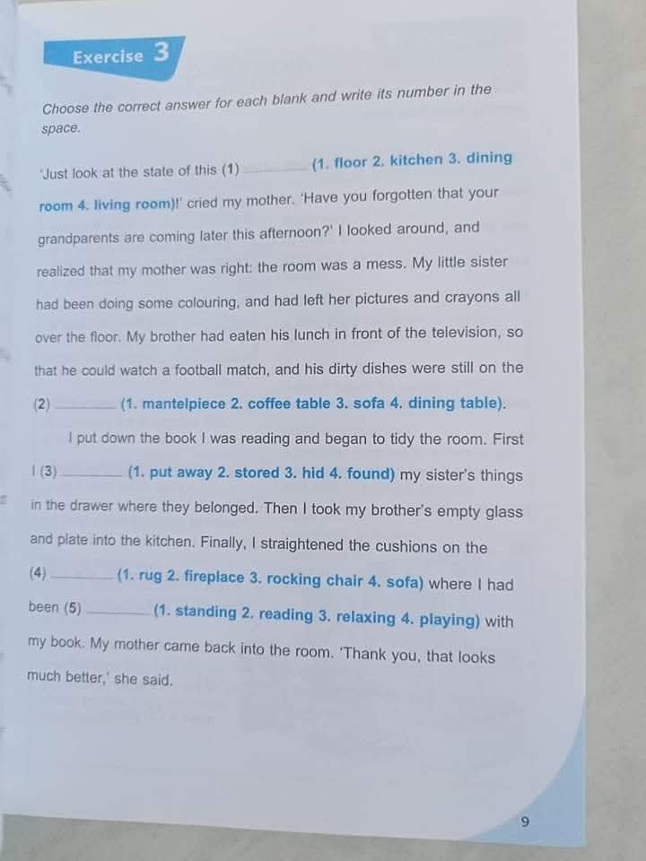 Thematic Vocabulary Practice 4