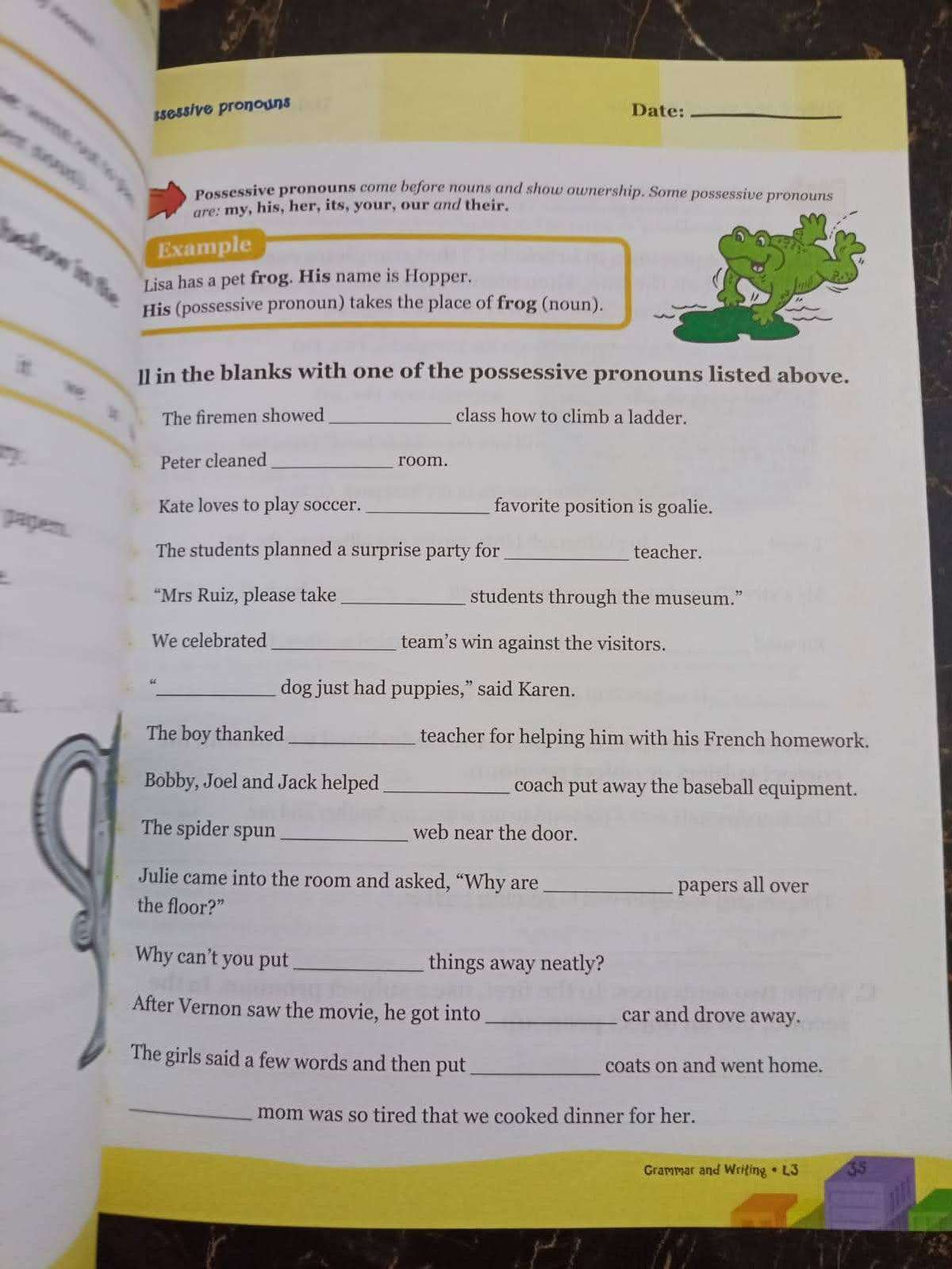 Grammr amd Writing L3