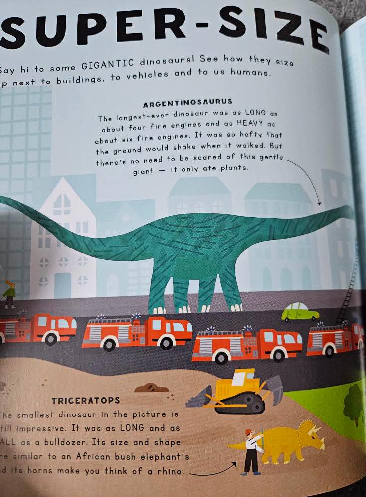 MY FIRST BOOK OF DINOSAUR COMPARISON