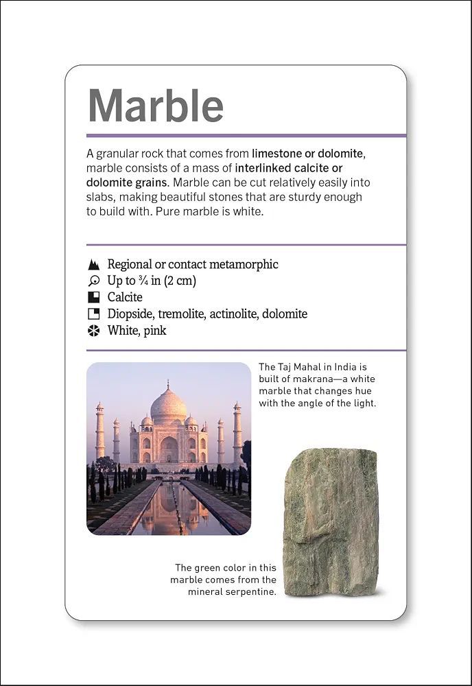 DK Rocks and Minerals flash cards