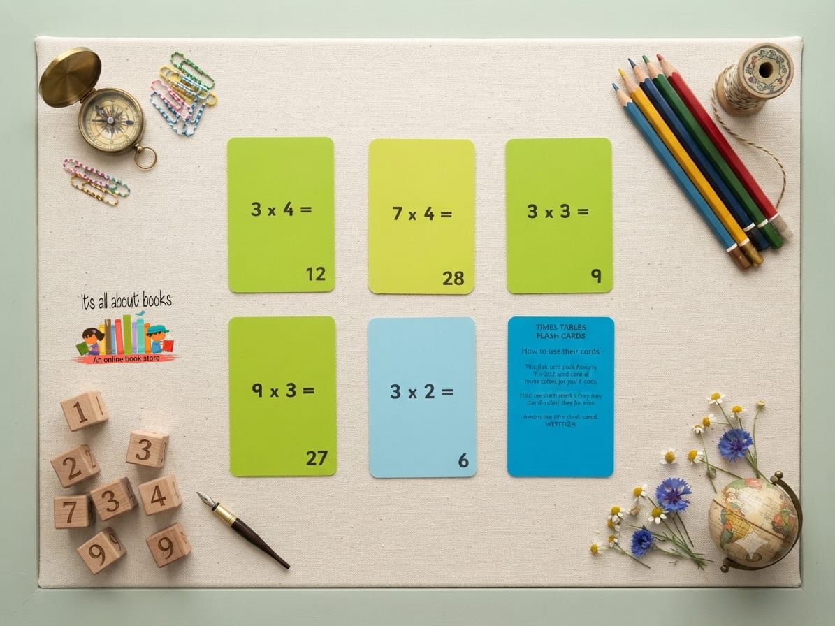 Ladybird I'm Ready for Maths Times Tables flashcards