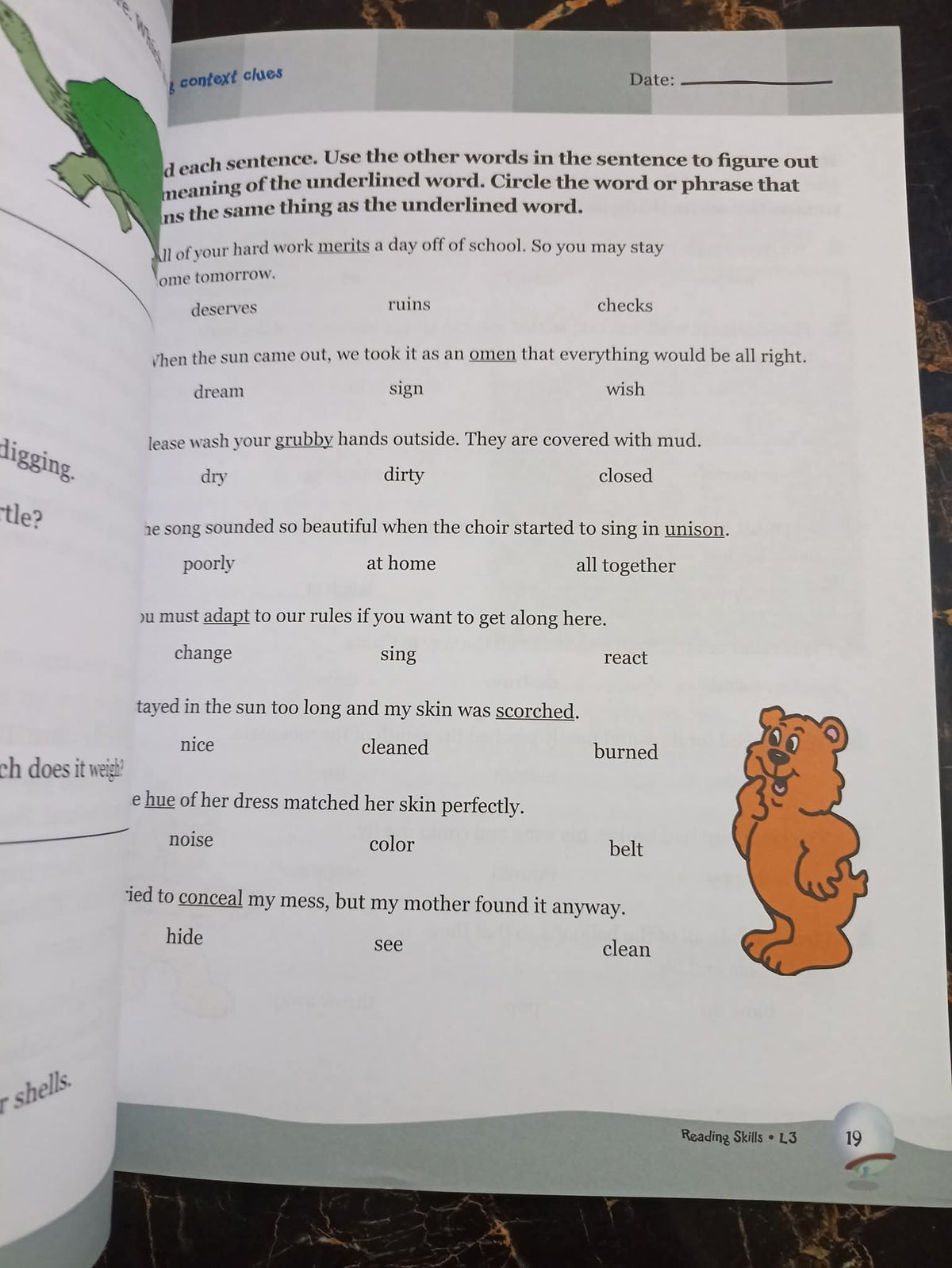 READING SKILLS L3