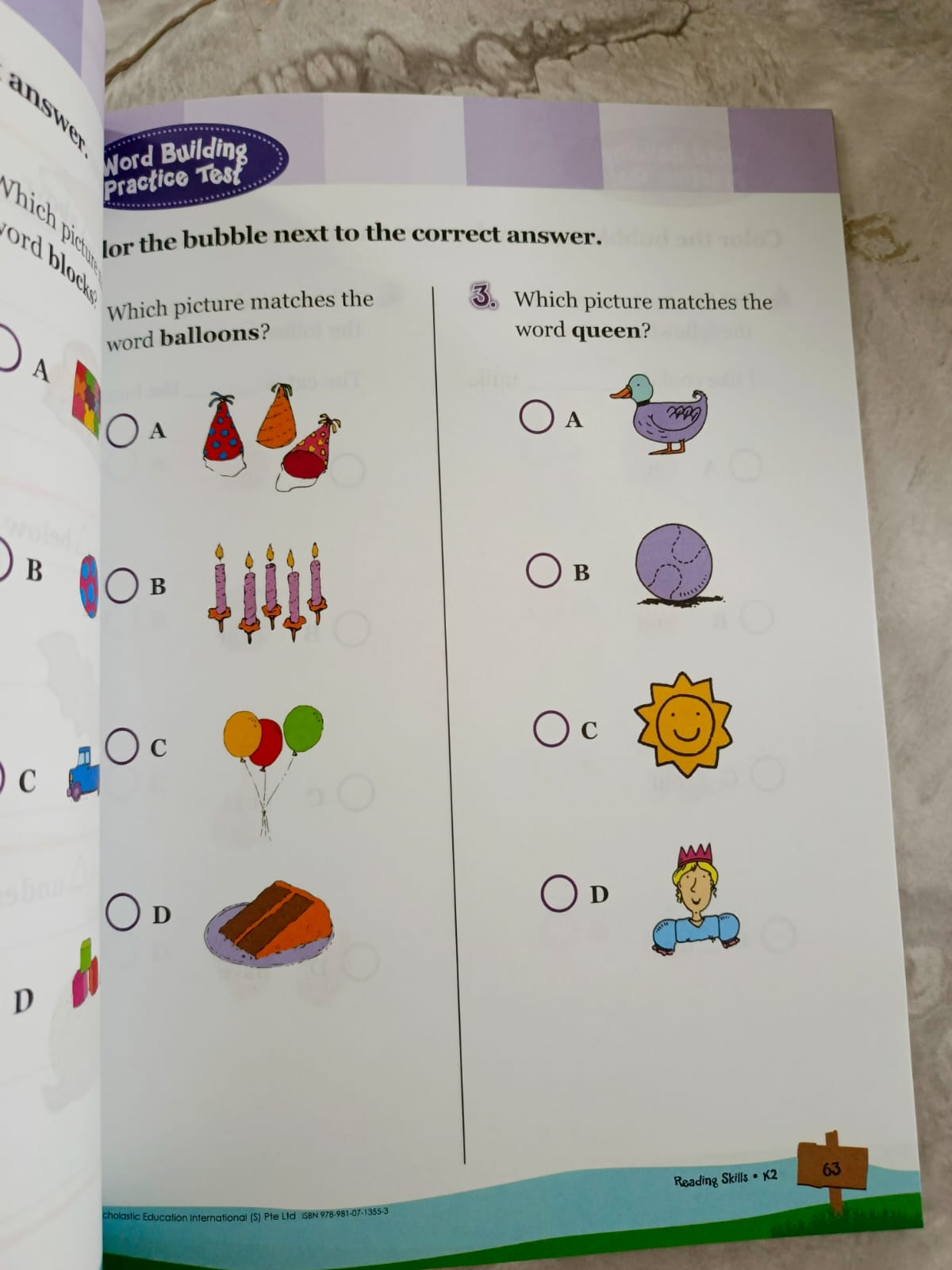 READING SKILLS K2