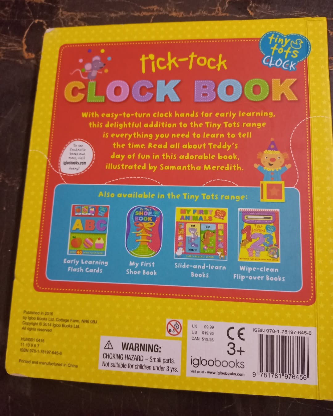 TICK TOCK CLOCK BOOK
