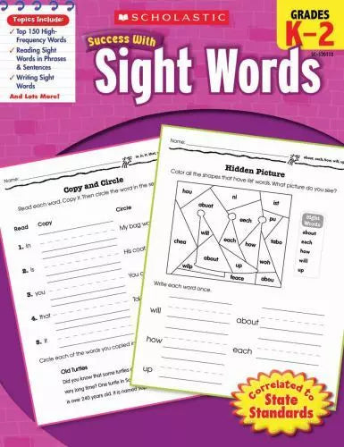 SUCCESS WITH SIGHT WORDS